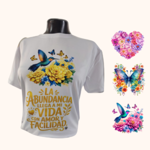 Camisetas de abundancia y amor propio